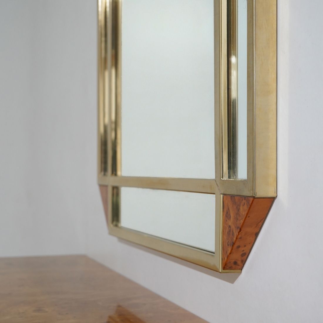 Console In Briar Root By Mario Falcone For Fratelli Turri, 1970s photo Furniture