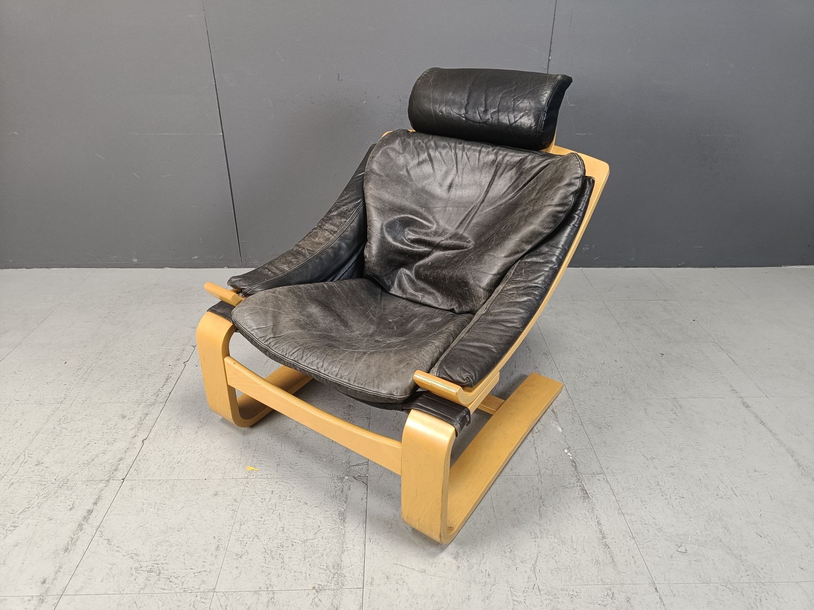 Swedish Kroken Armchair By Ake Fribyter For Nelo Möbel, 1970s photo for sale