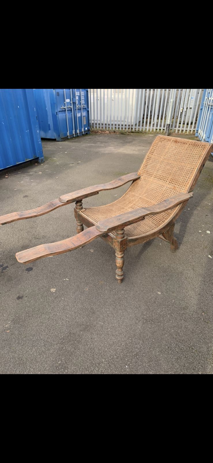 photo for sale Antique 19th Century Plantation Chair