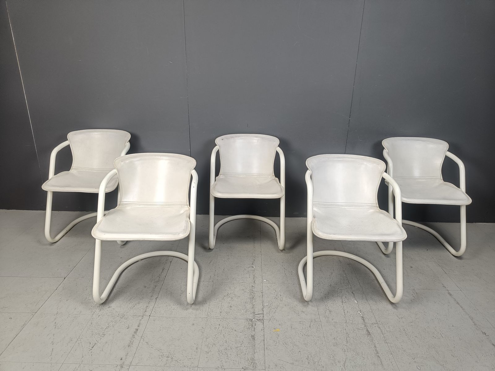 Vintage Dining Chairs By Metaform, Set Of 5   1970s photo for sale