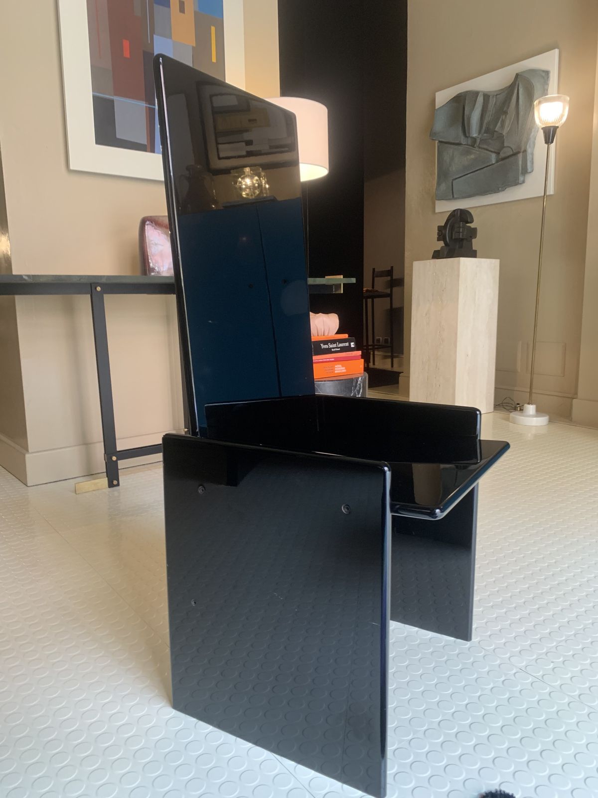 photo furniture Kazuhide Takahama, ‘Kazuki’ Chair In Black Lacquered Wood For Gavina/Simon Bologna, 1970