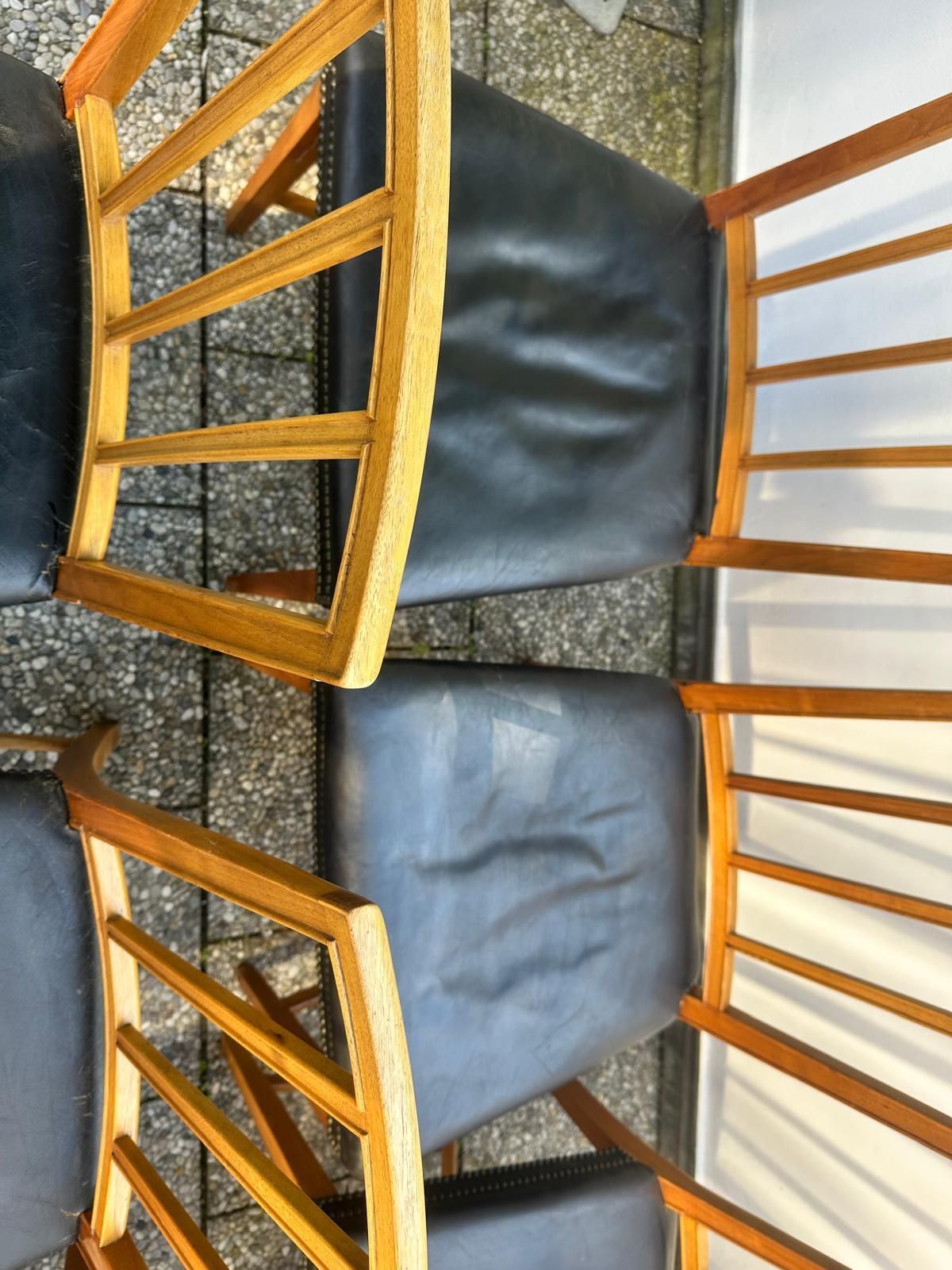 Furniture 10 X Frank Josef Chairs Model 620 Svenskt Tenn Walnut Swedish photo