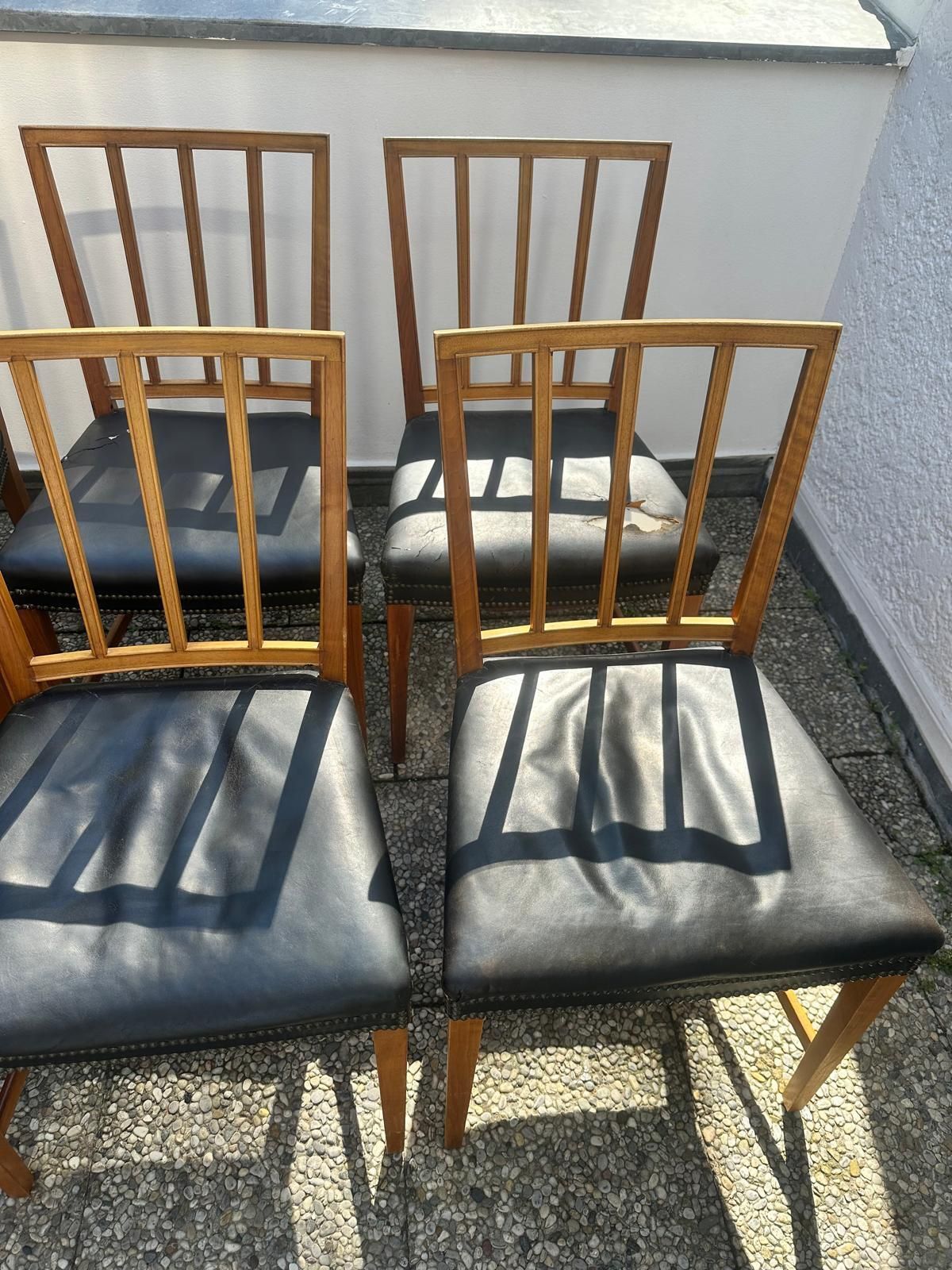 photo buy 10 X Frank Josef Chairs Model 620 Svenskt Tenn Walnut Swedish