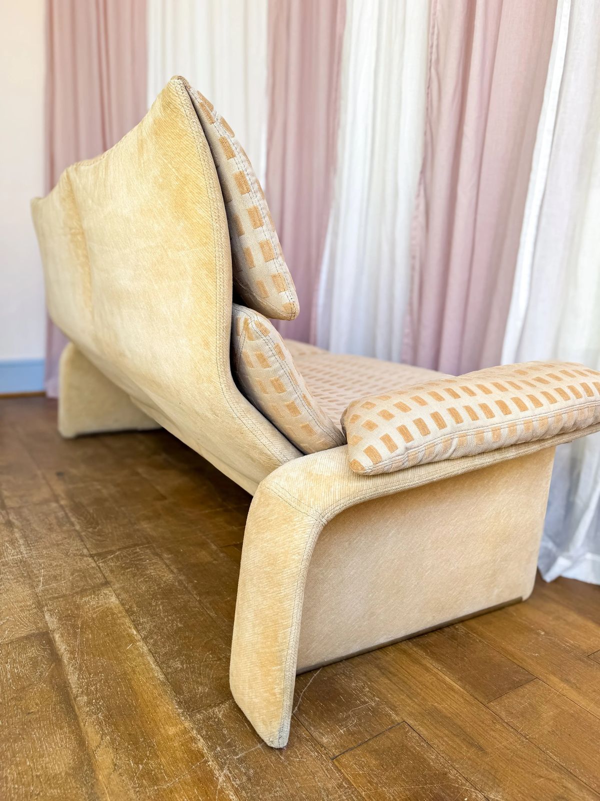 1980.0 1970's Two Seater Sofa By Giovanni Offredi For Saporiti Italia photo