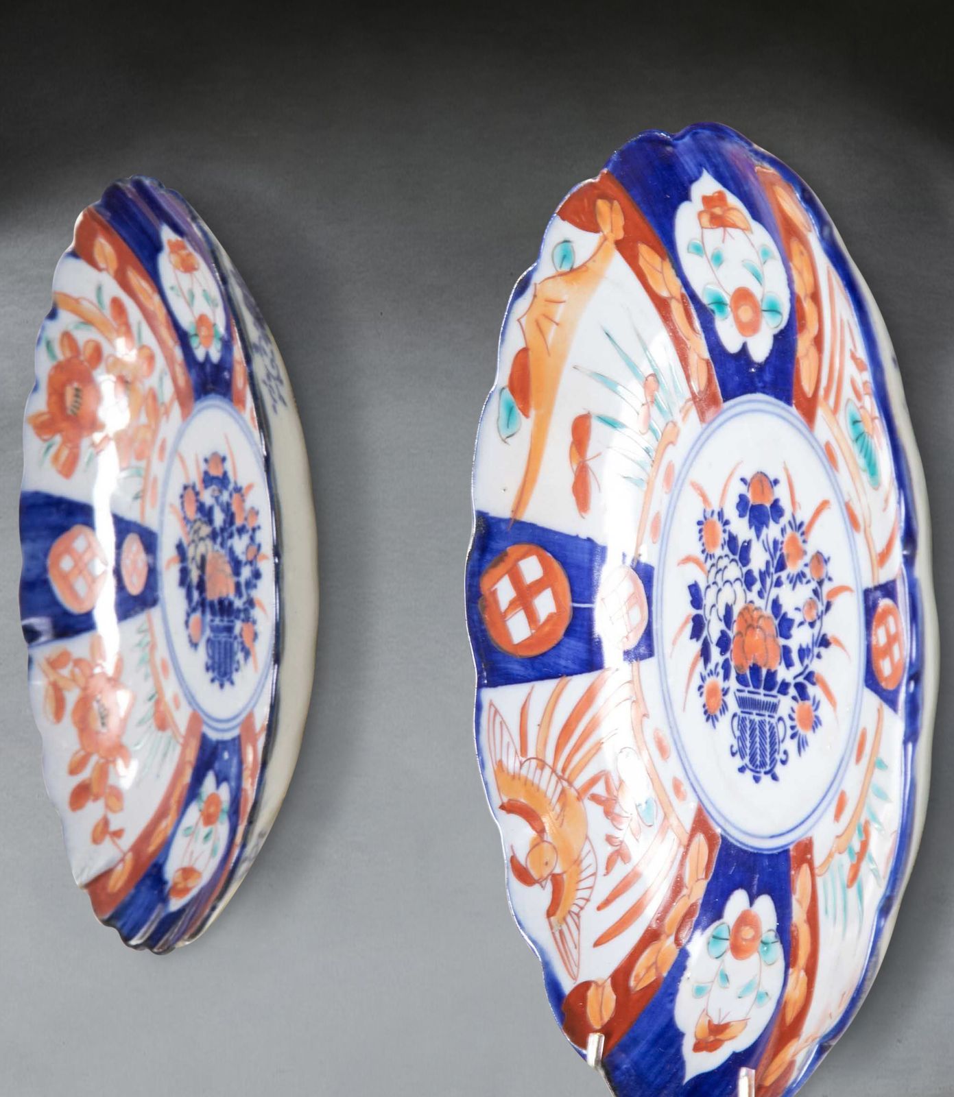 Set Of Six Late 19th Century Imari Plates photo for sale