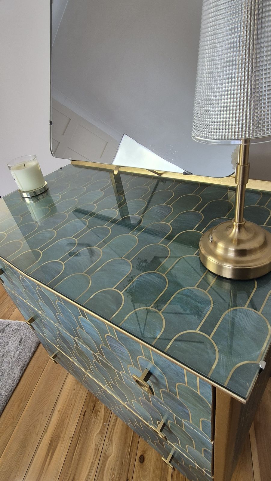 Statement Art Deco Style Chest Of Drawers photo vintage