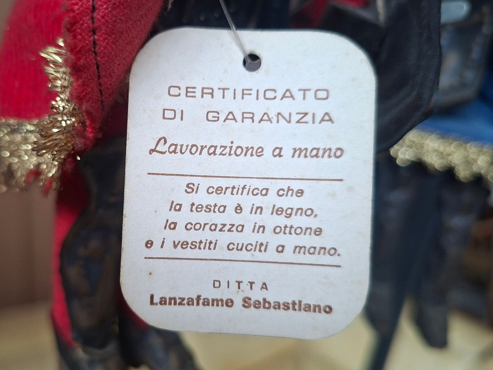 photo furniture Coppia Pupi Siciliani Artigianali   Orlando E Angelica   Ditta Lanzafame