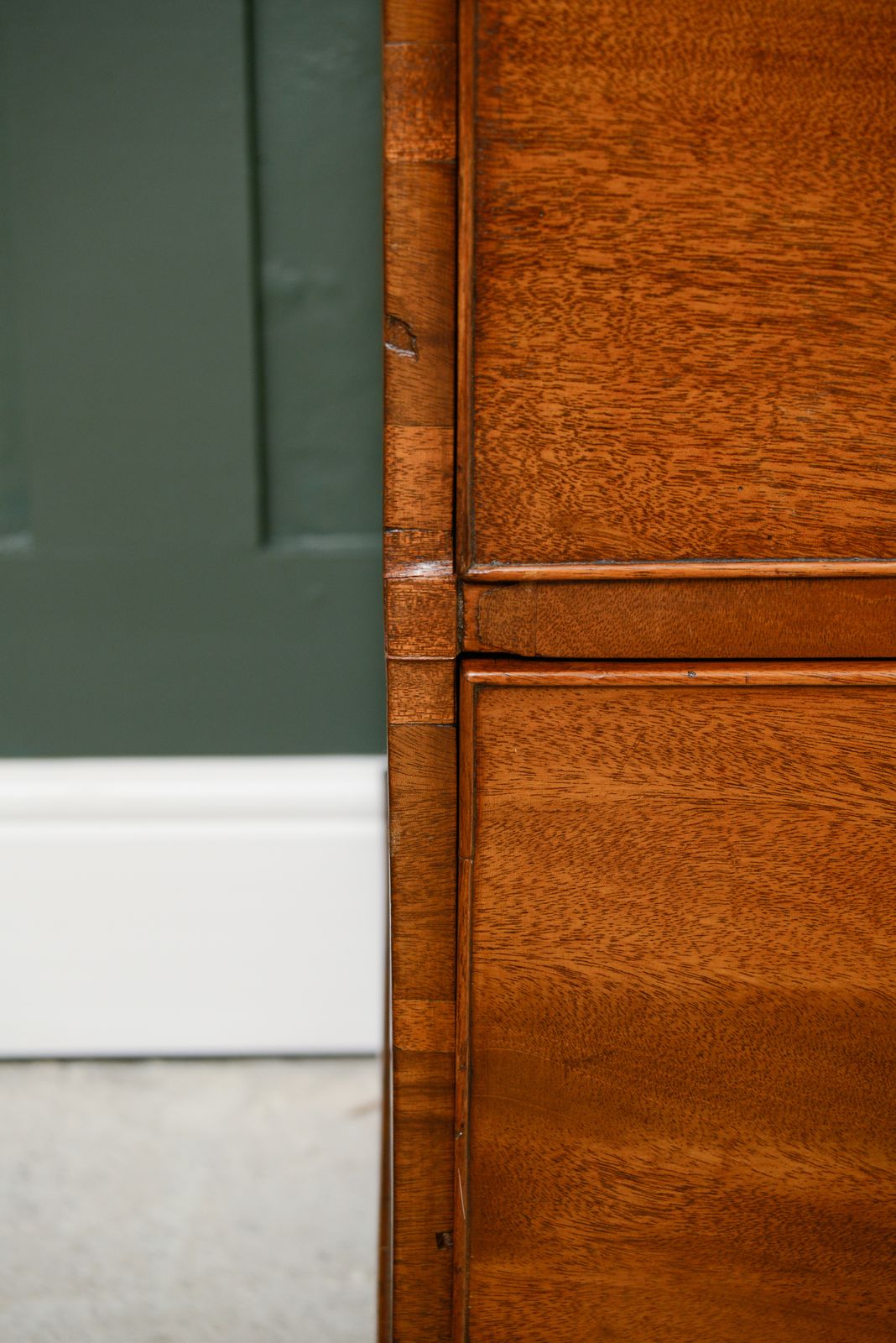 365.0 Georgian Mahogany Chest Of Drawers   2 Over 2 photo