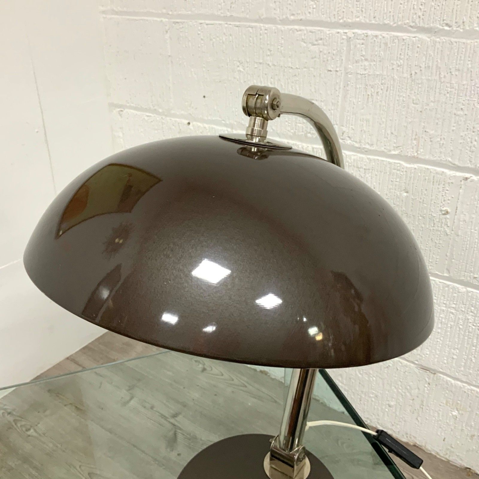 Hala Zeist Model 144 Desk Lamp By H Busquet 1950s Bauhaus photo vinterior