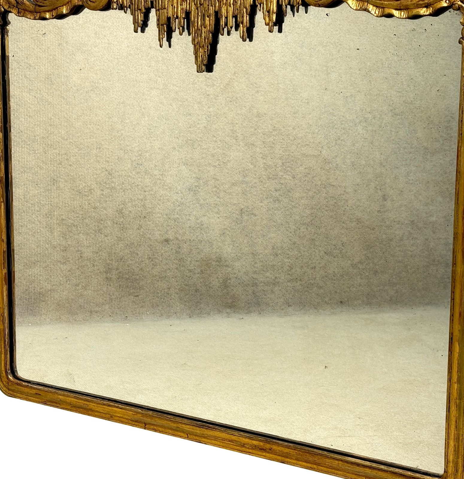 Miroir mural en bois doré et gesso sculpté, fin du XIXe siècle (Angleterre, vers 1880) photo 2995.0