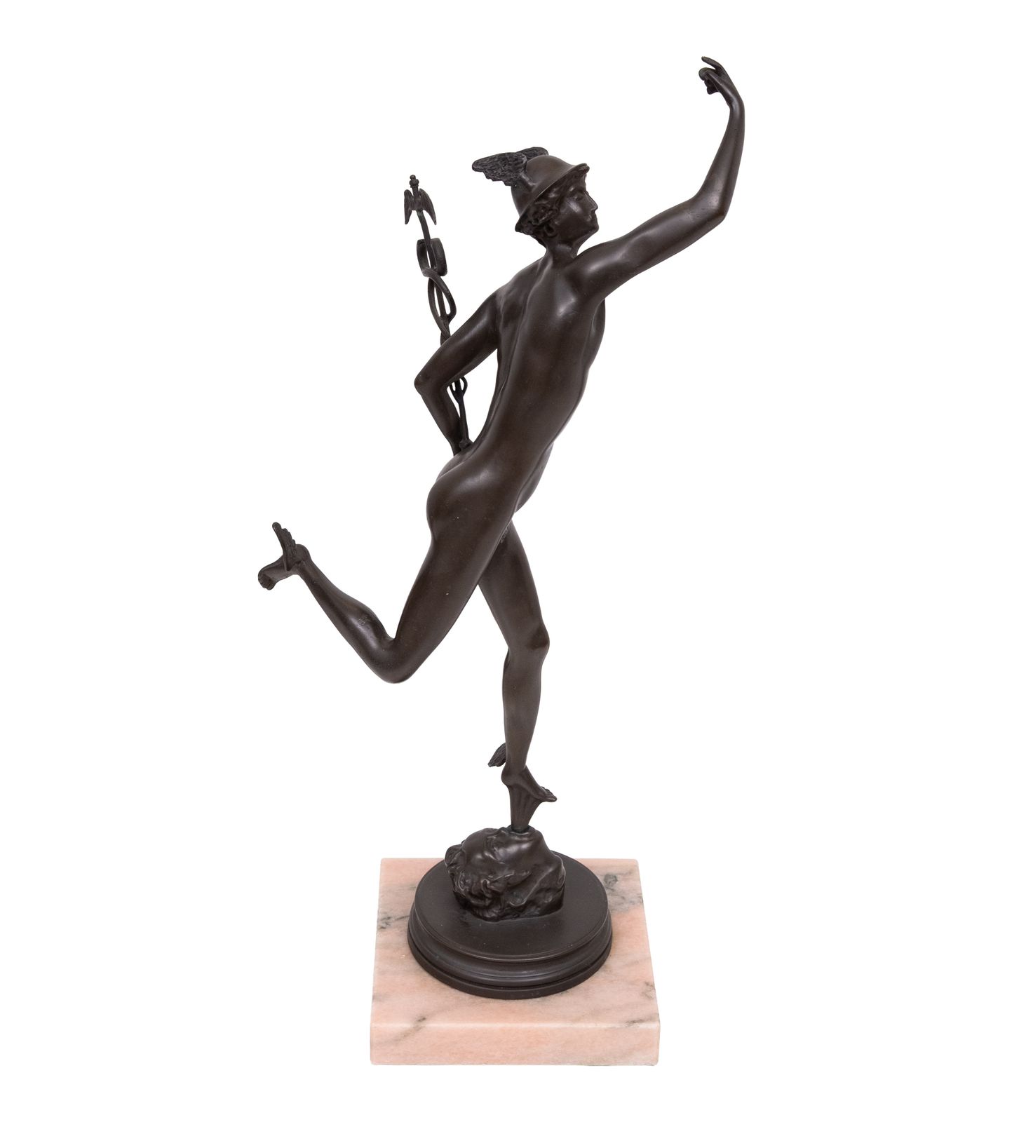 Italian Bronze Sculpture Of Mercury/Hermes After Giambologna photo furniture