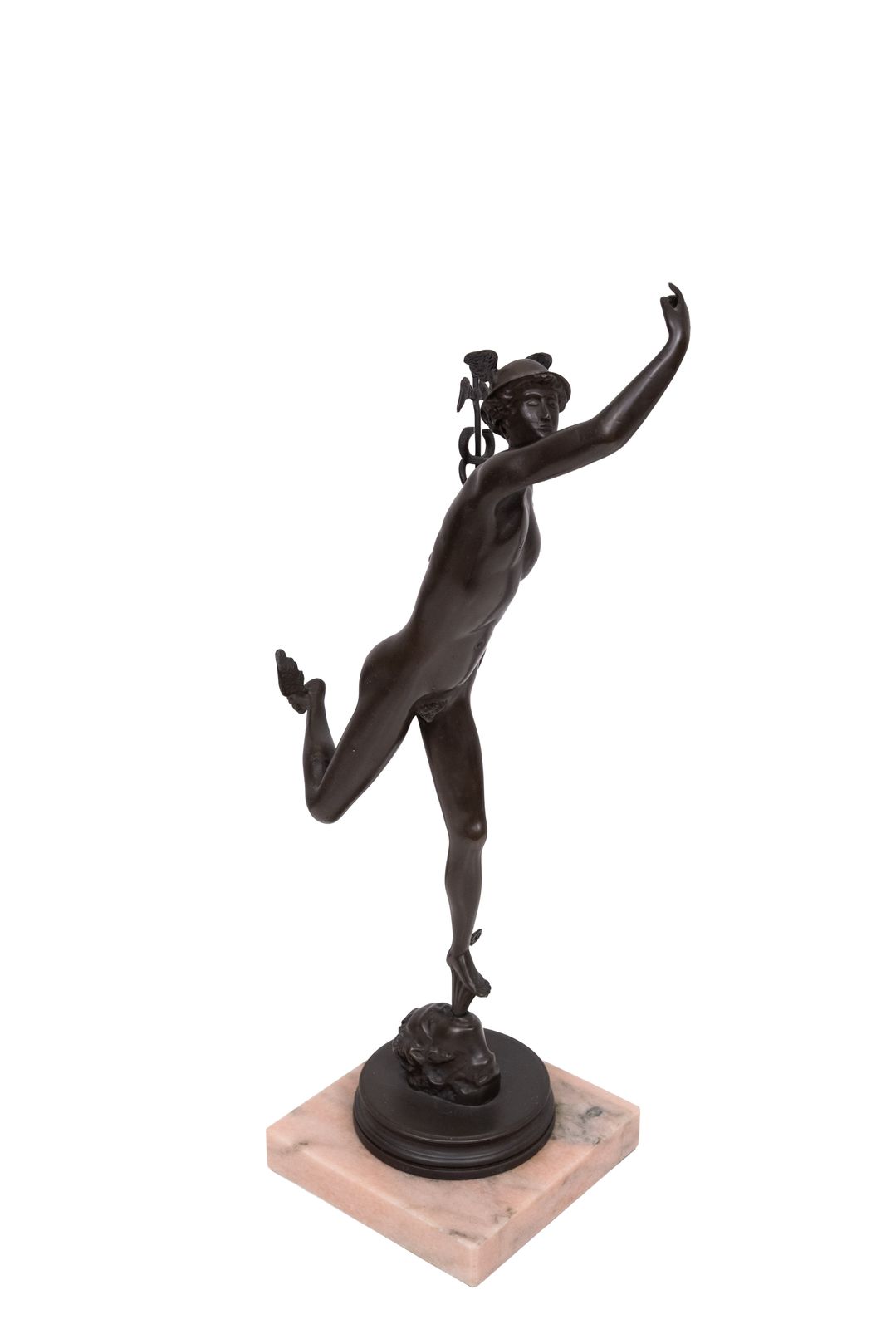 Italian Bronze Sculpture Of Mercury/Hermes After Giambologna photo Home Decor