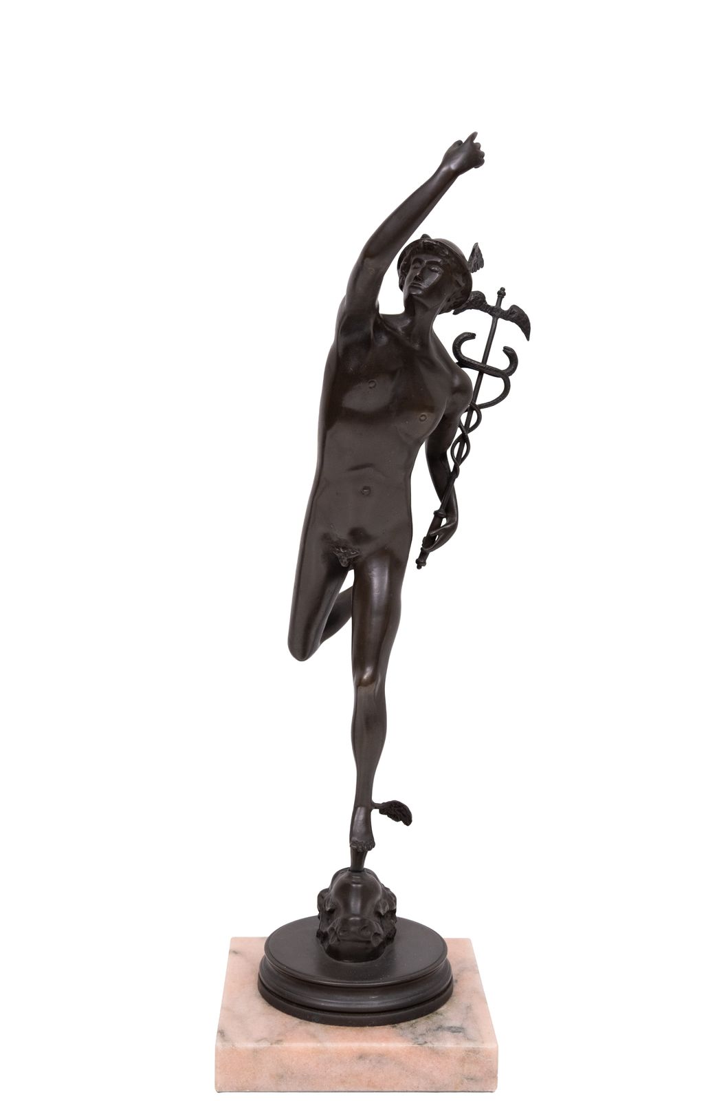 Italian Bronze Sculpture Of Mercury/Hermes After Giambologna photo 770.0