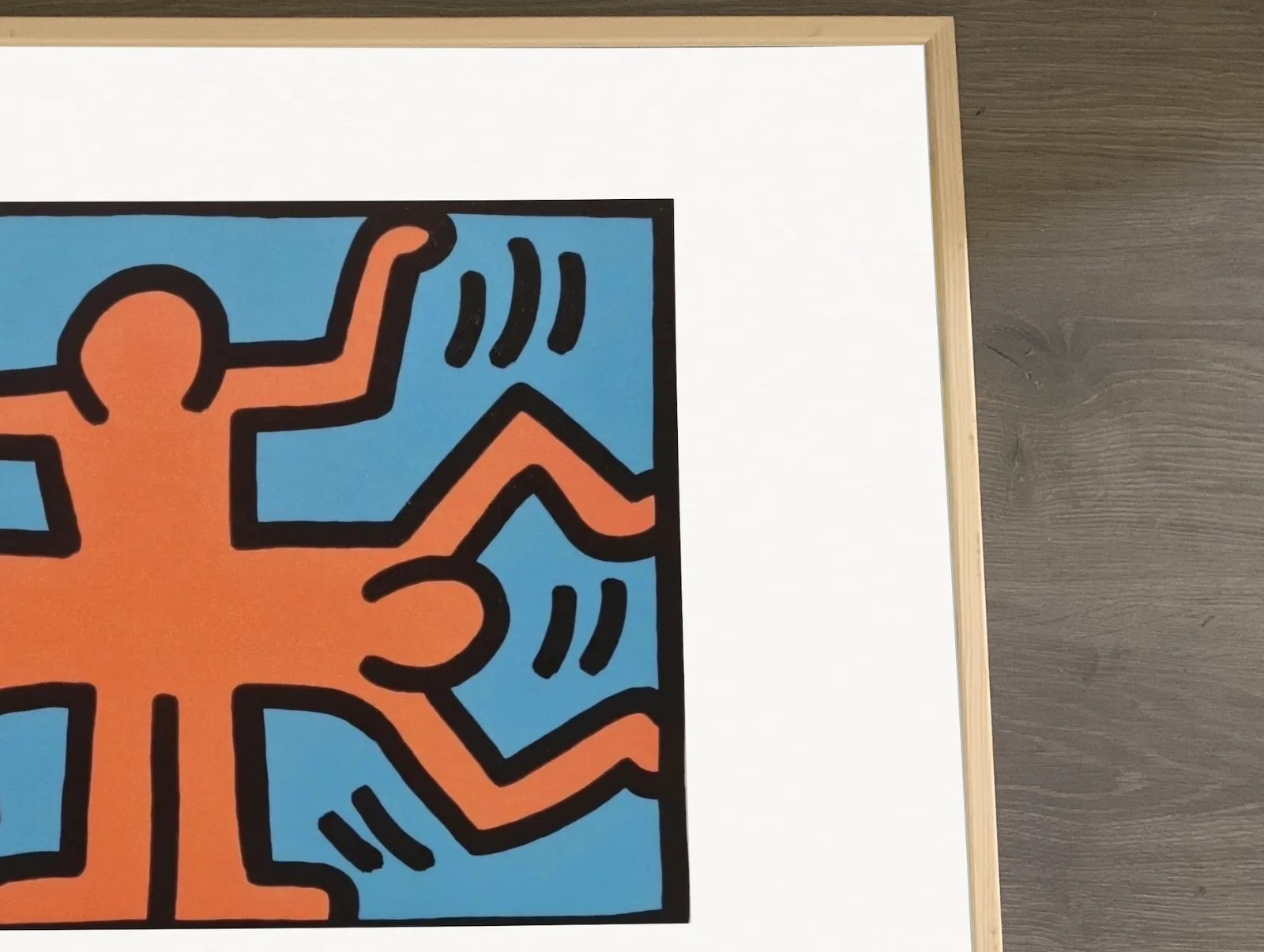 Keith Haring – Pop Shop Framed Pop Art Print | Ready To Hang photo furniture