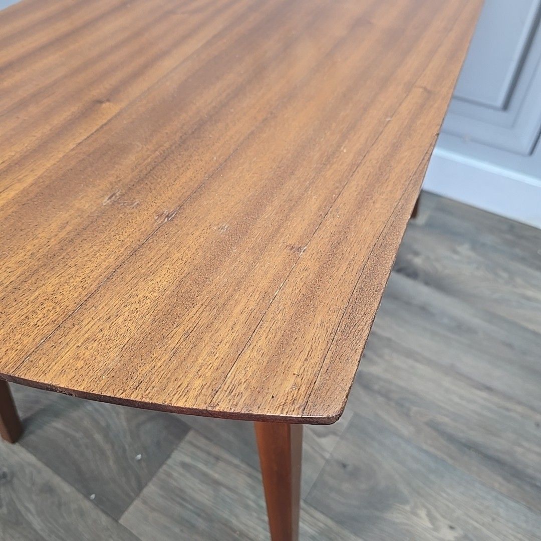 photo vinterior Vintage Coffee Table Danish Inspired  Atomic Sputnik Mid Century Teak Wooden