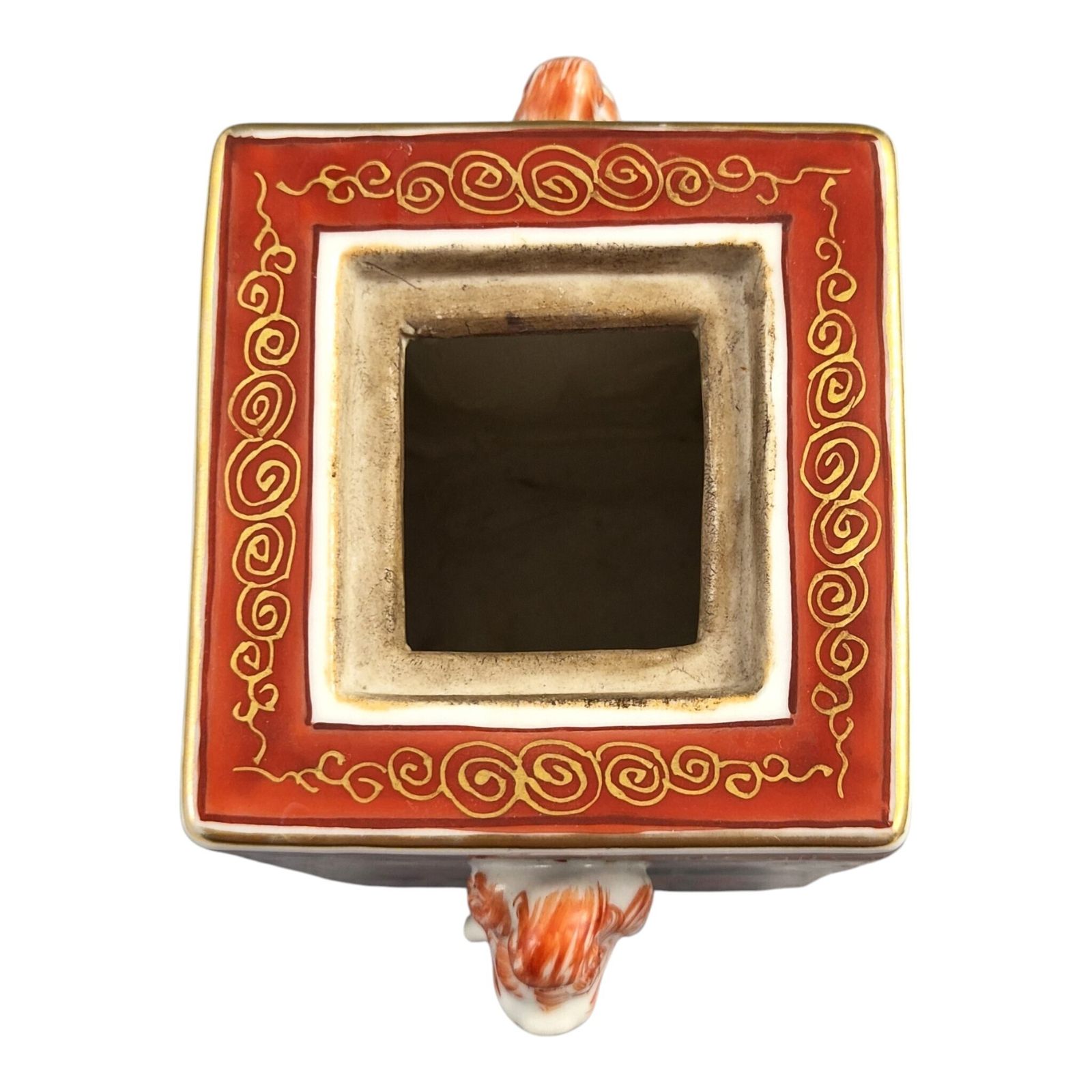 Important Arita Nanban Koro – Late Edo / Bakumatsu Era – Zoshuntei Sanpo Style photo vintage