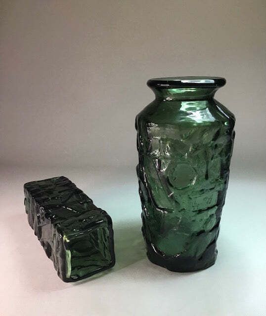Göte Augustsson. Vases, Ruda Glasbruk (Sweden, 1960s) photo Home Decor
