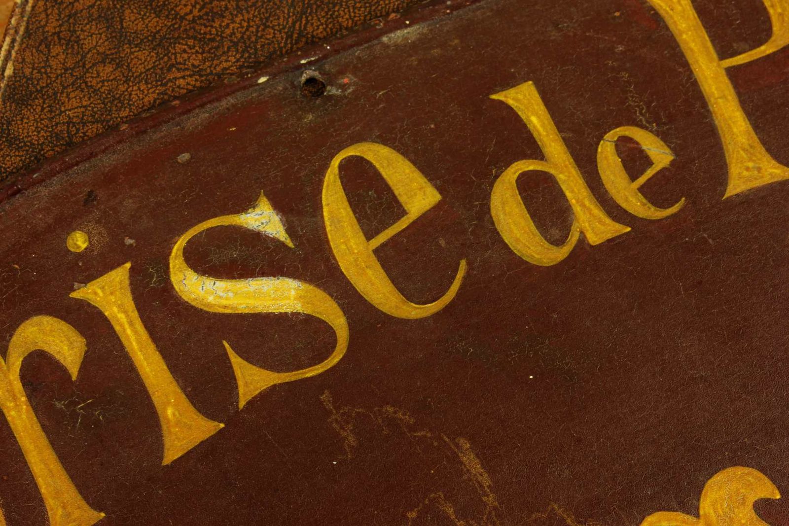 785.0 Antique French Painter Tradesman Sign. Entreprise De Peinture. Rombas. photo