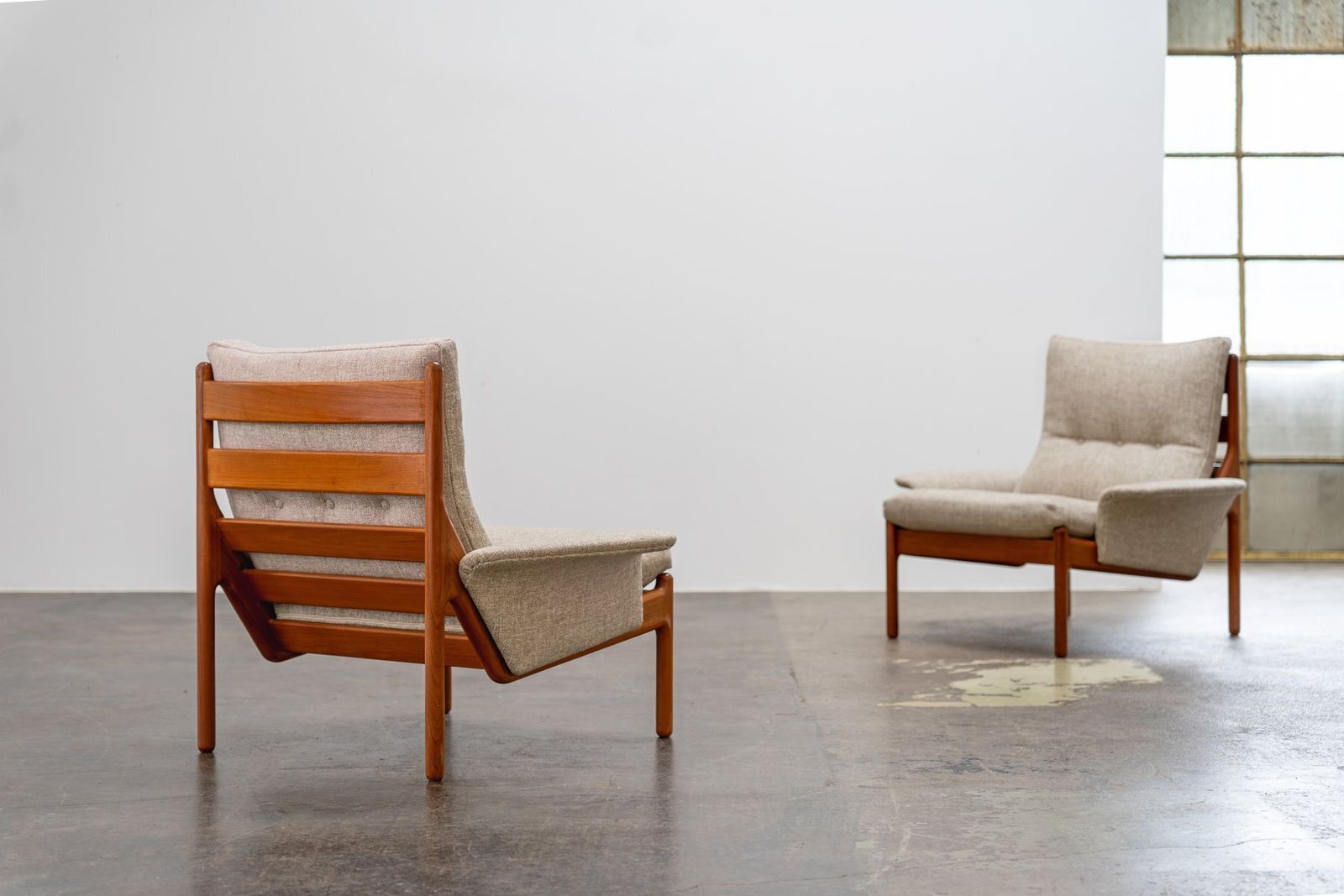 Lounge Chairs By Illum Wikkelsø For C F Christensen Silkeborg, 1970s, Set Of 2