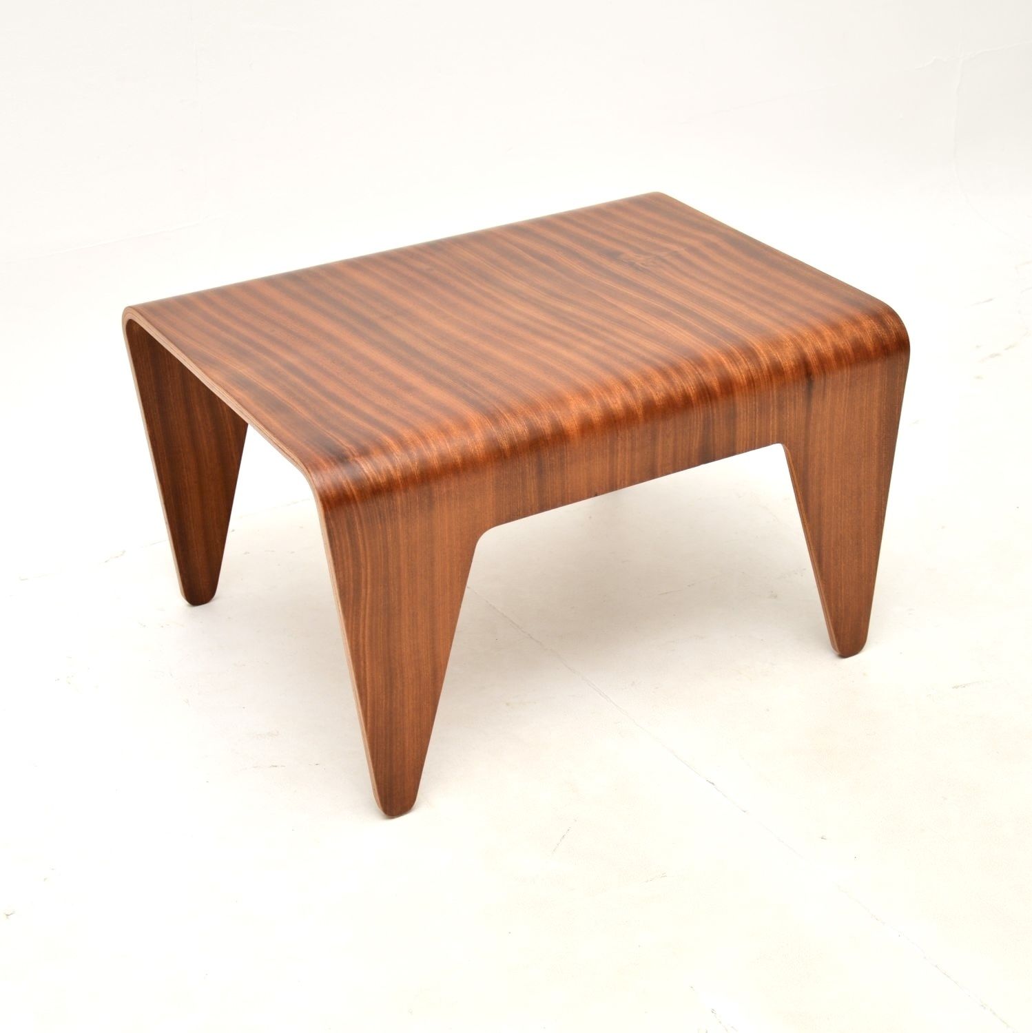 Vintage Laminated Plywood Side Table By Marcel Breuer For Isokon