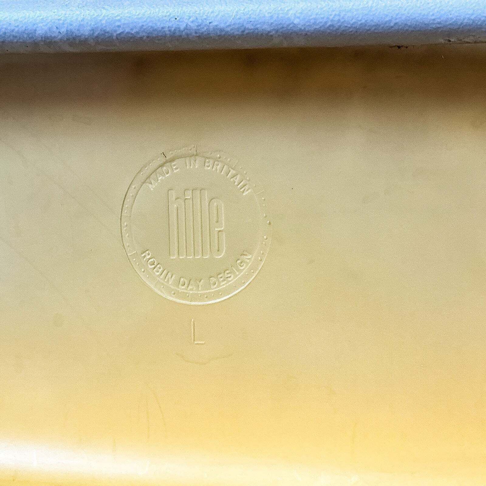 Robin Day For Hille Early Original Yellow Hille Bucket Armchair Chair 70s photo 150.0