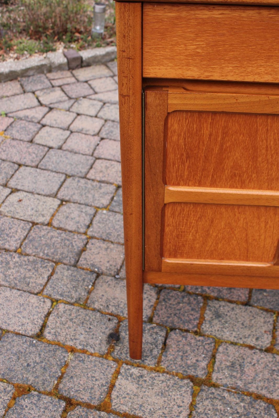 Vintage Nathan Squares Teak Sideboard photo vintage
