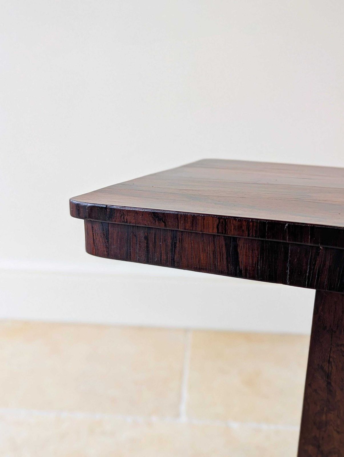 Antique Regency Rosewood Pedestal Occasional Table C.1820 photo vinterior