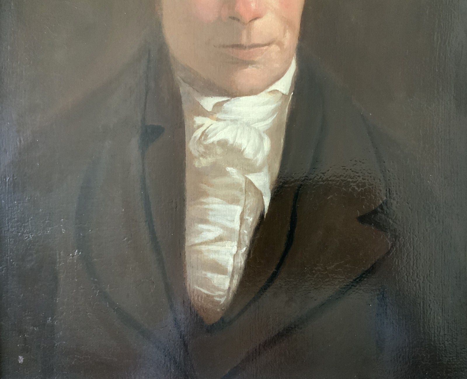 Early 19th Century Regency Portrait Oil Painting Distinguished Gent photo 639.0