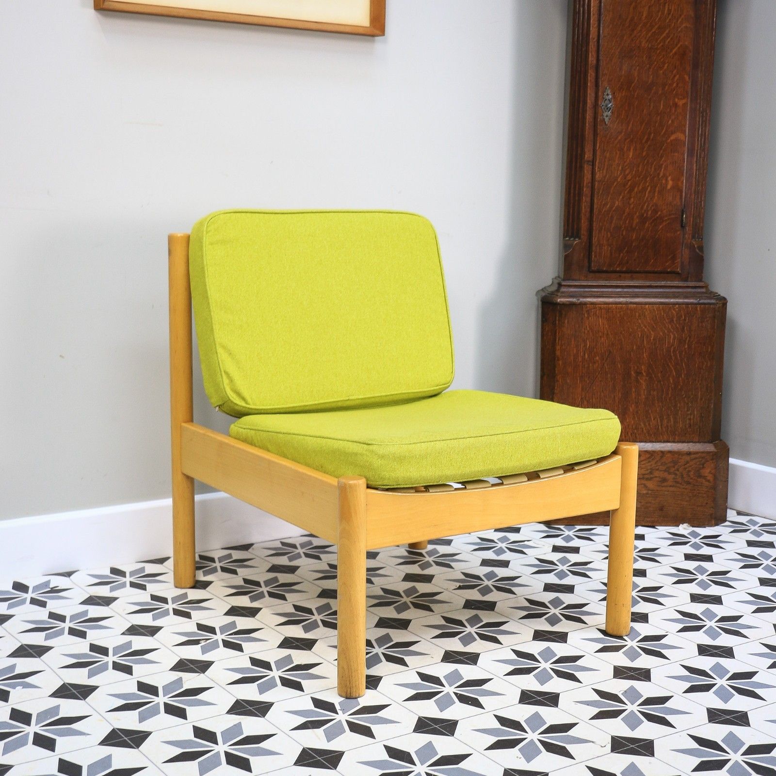 Ercol 747 Modular Lounge Chairs Set Of 2 In Lime Green. photo buy
