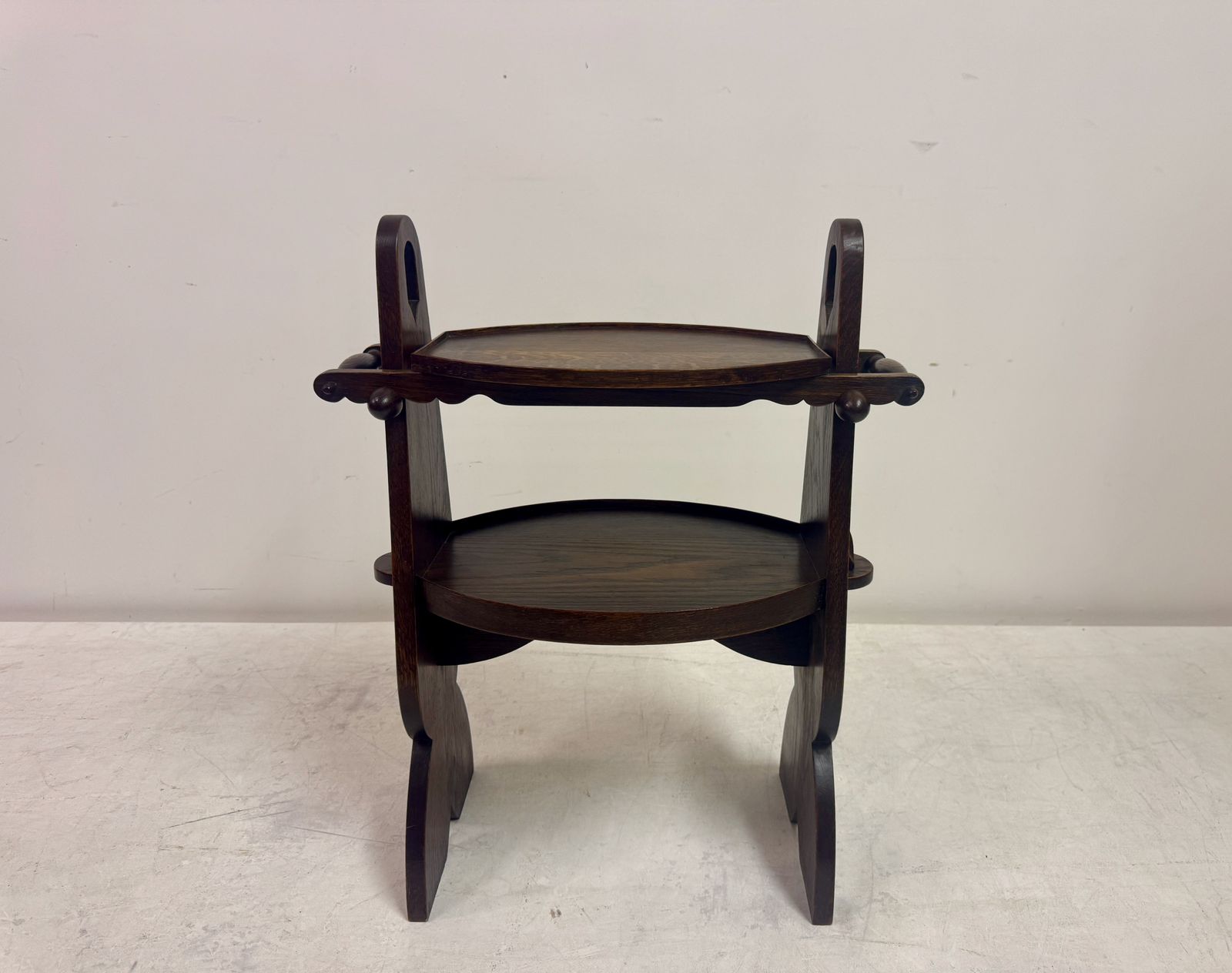 1930s Two Tier Etagere Side Table In The Style Of Charles Dudouyt photo furniture