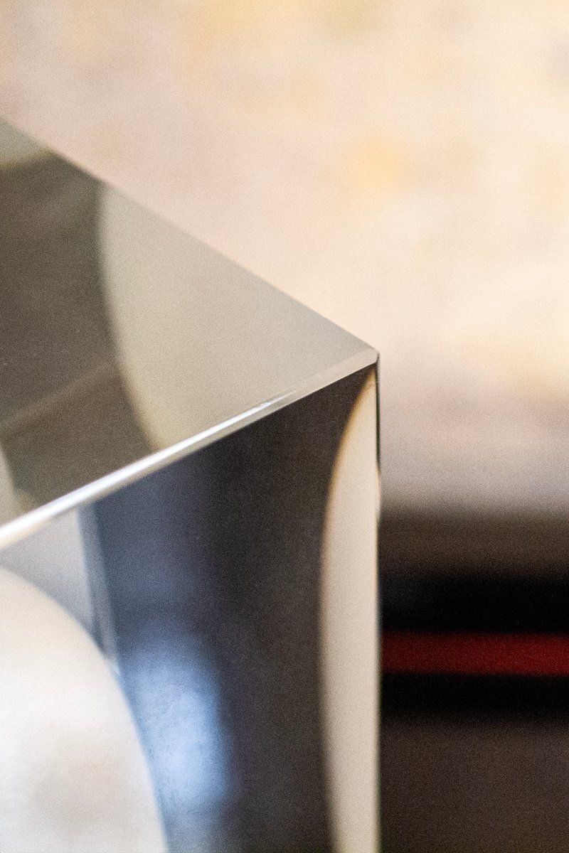 Glazen Blokvormige Vaas Van Rosenthal Studio Line, Jaren 2000 photo vinterior
