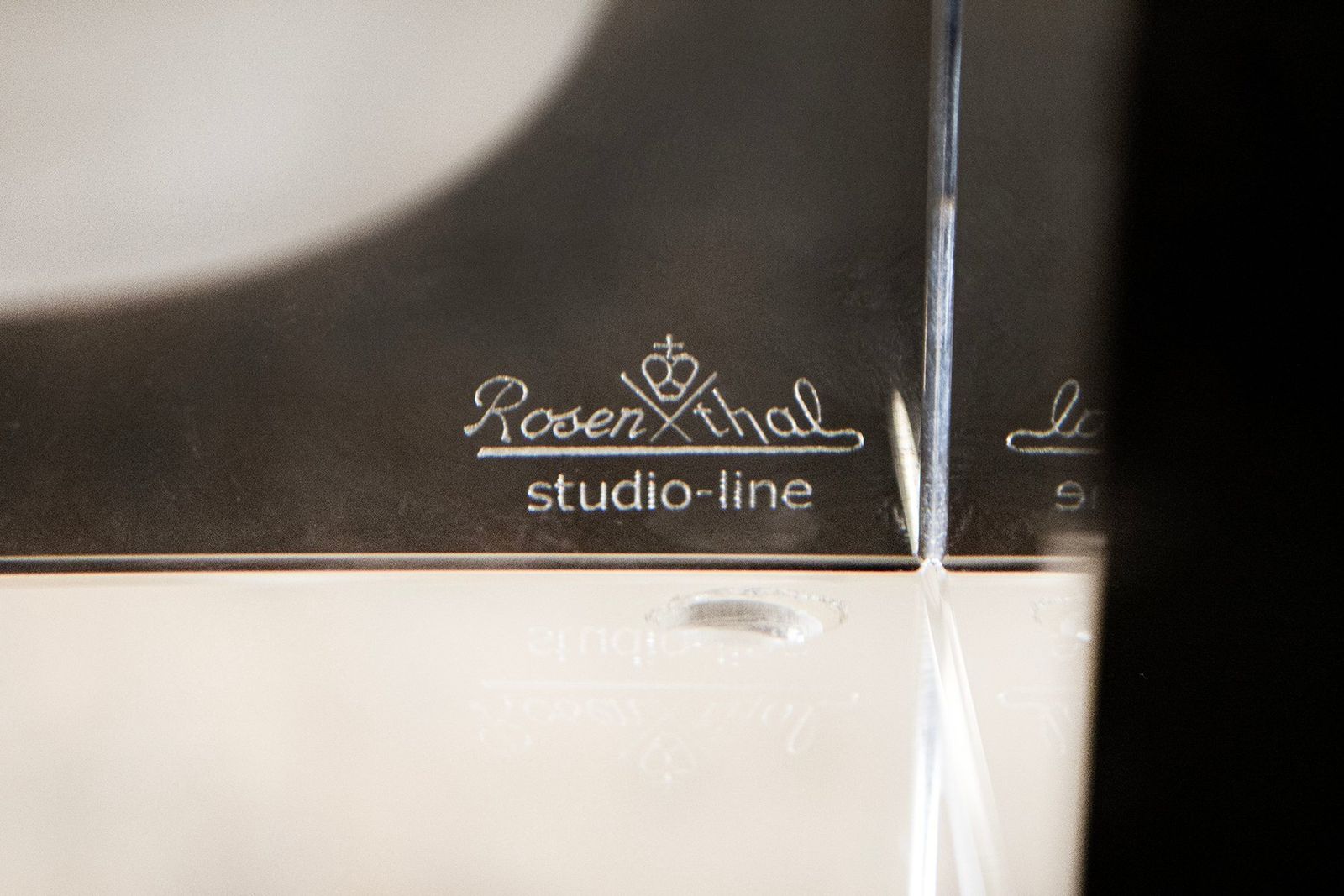 Glazen Blokvormige Vaas Van Rosenthal Studio Line, Jaren 2000 photo buy