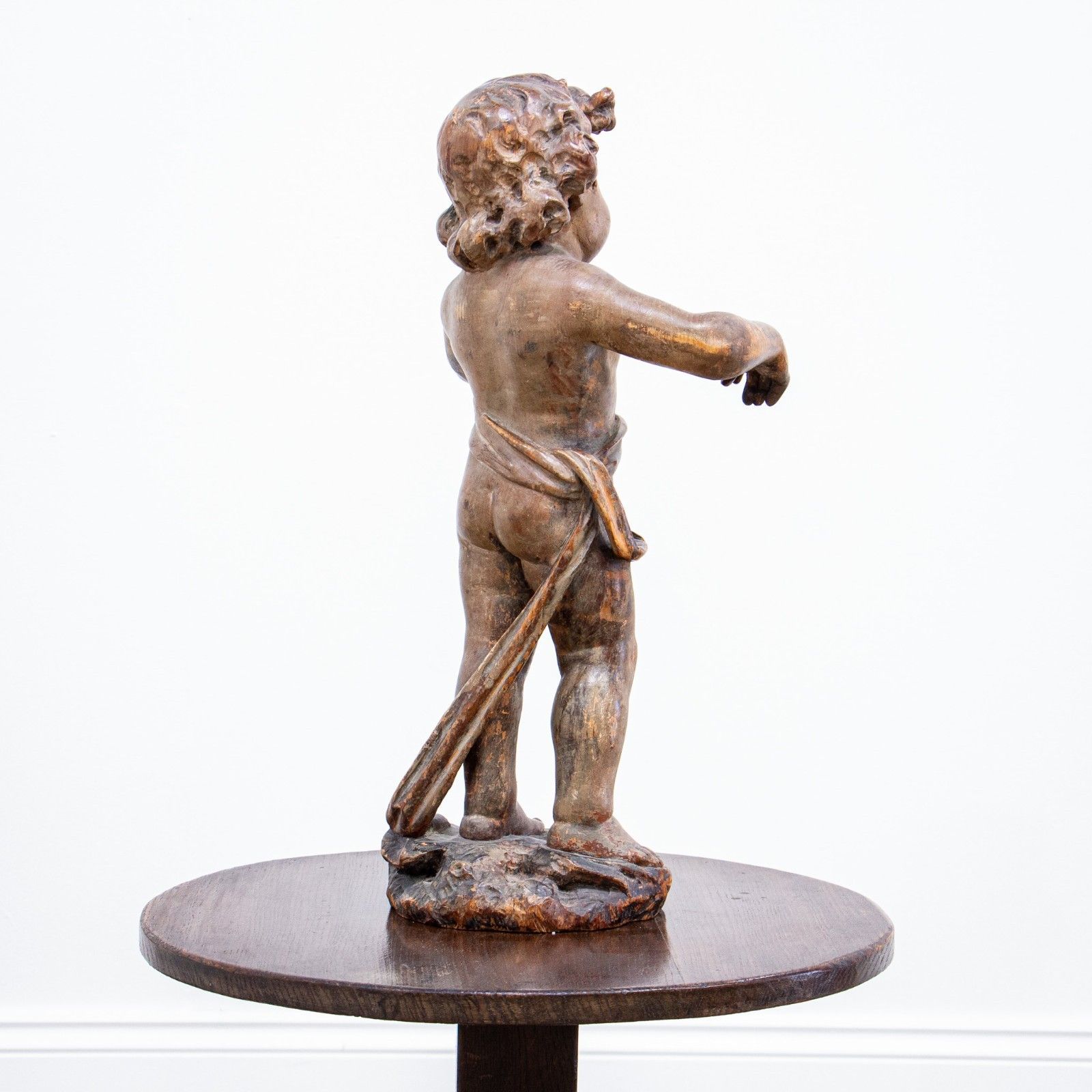 18th Century Italian Carved Figure Of Putto photo 850.0