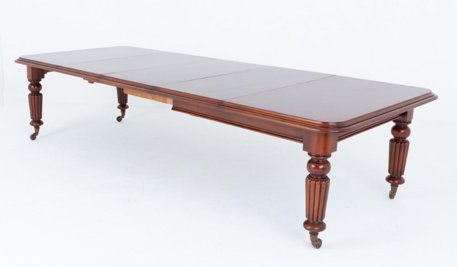 William IV Dining Table Mahogany Extending 14 Seater J Fitter photo Furniture