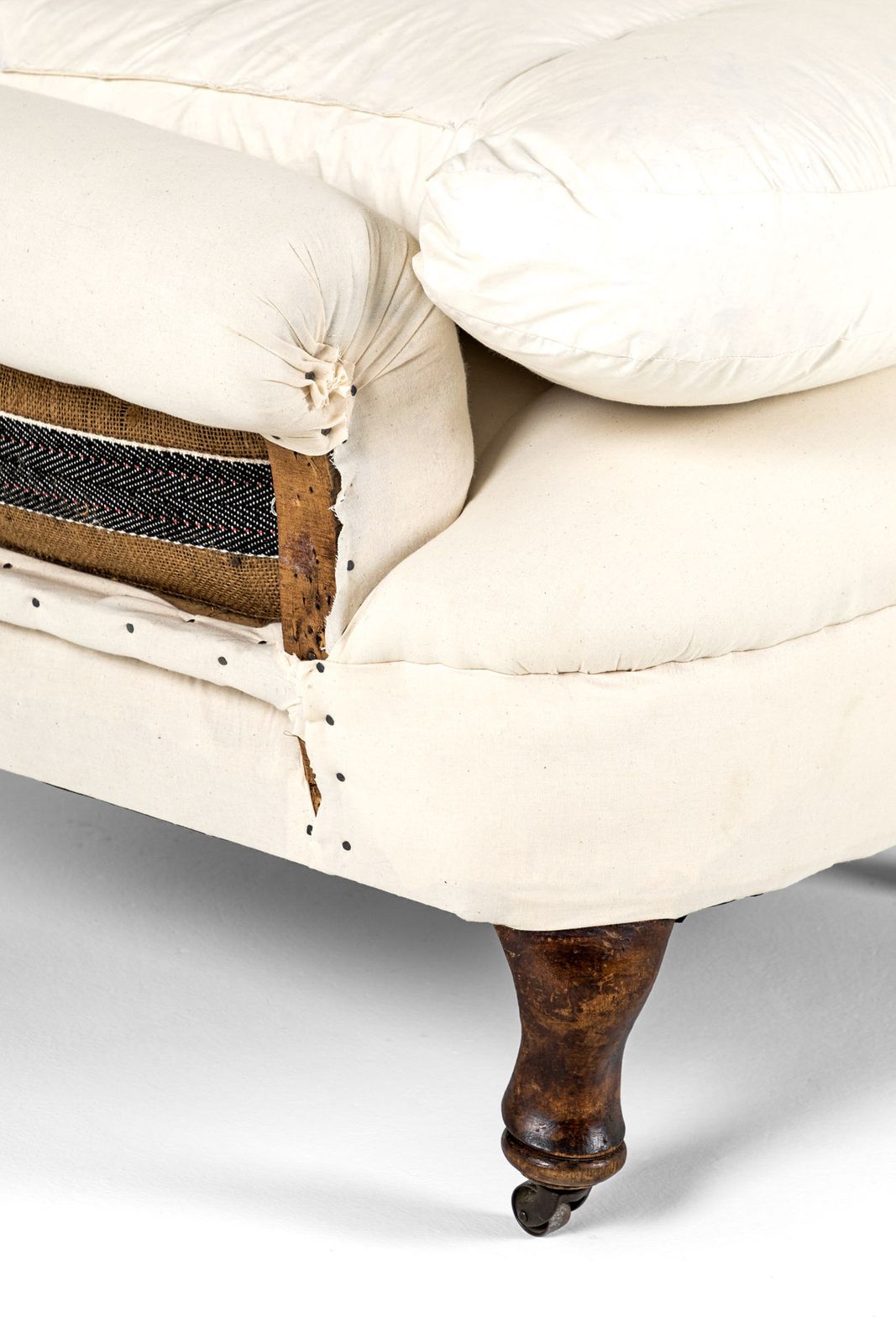 photo furniture Pair Of 19th Century Armchairs In Calico