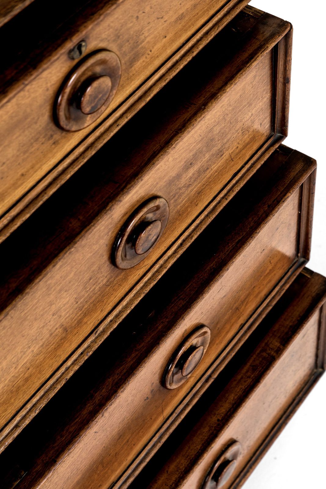 English Mahogany Chest Of Drawers photo vintage