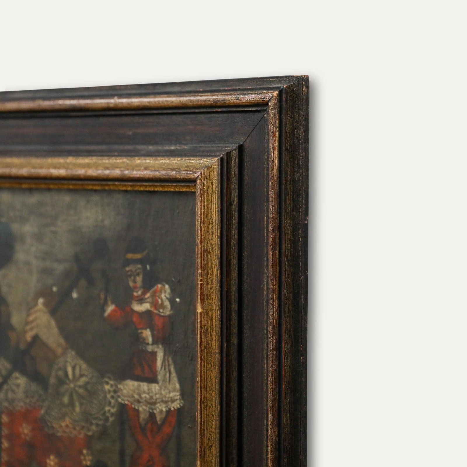 Cuzco School 18th Century Oil Saint Isidore Of Madrid photo vinterior