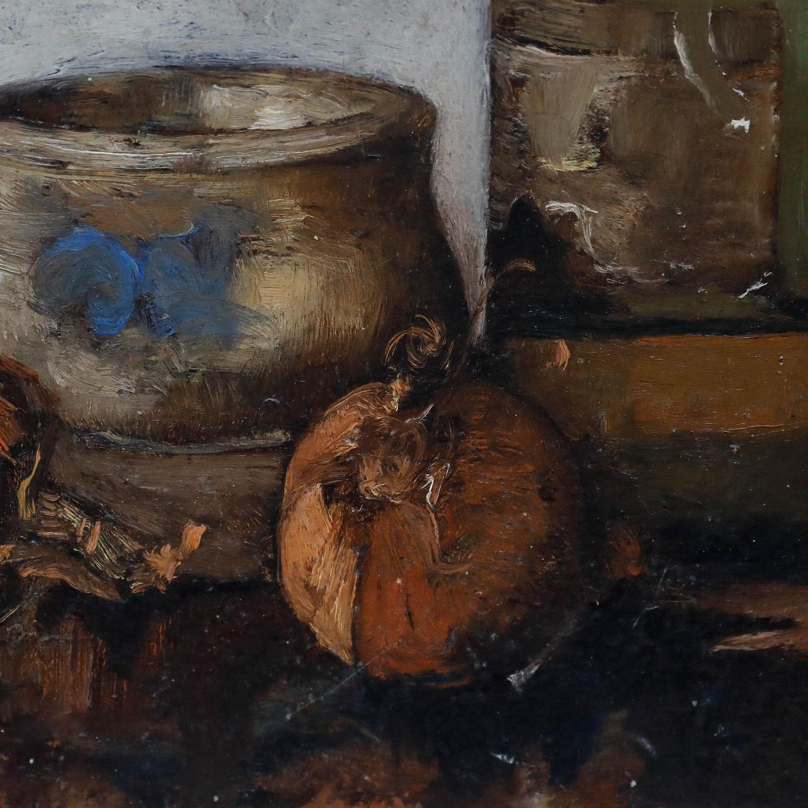 Frans De Nocker (1884 1955) Framed Oil, Still Life With Bottle & Onions photo 550.0