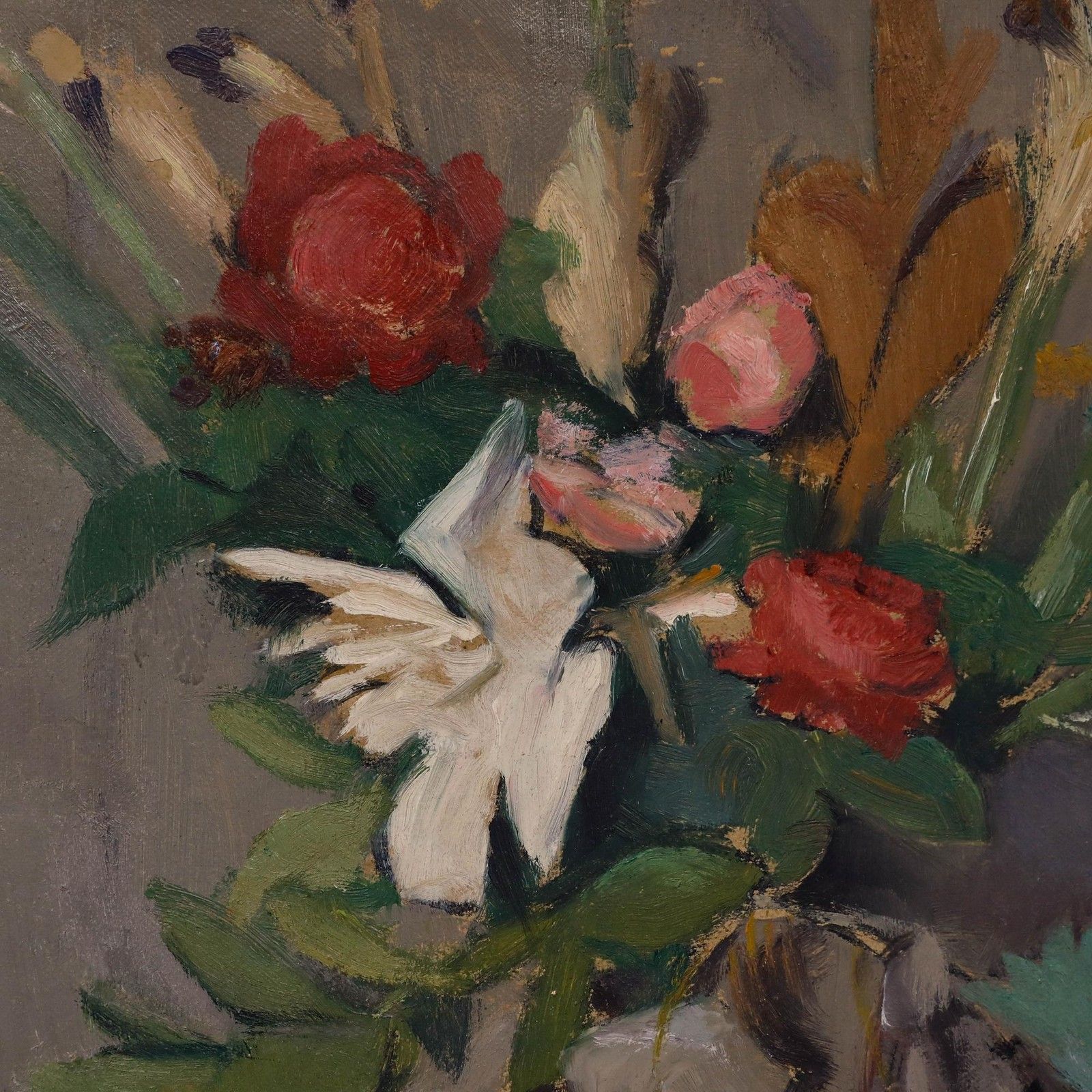 Cecile Hertz Eyrolles (1875 1974) Oil, Still Life With Bouquet photo 595.0