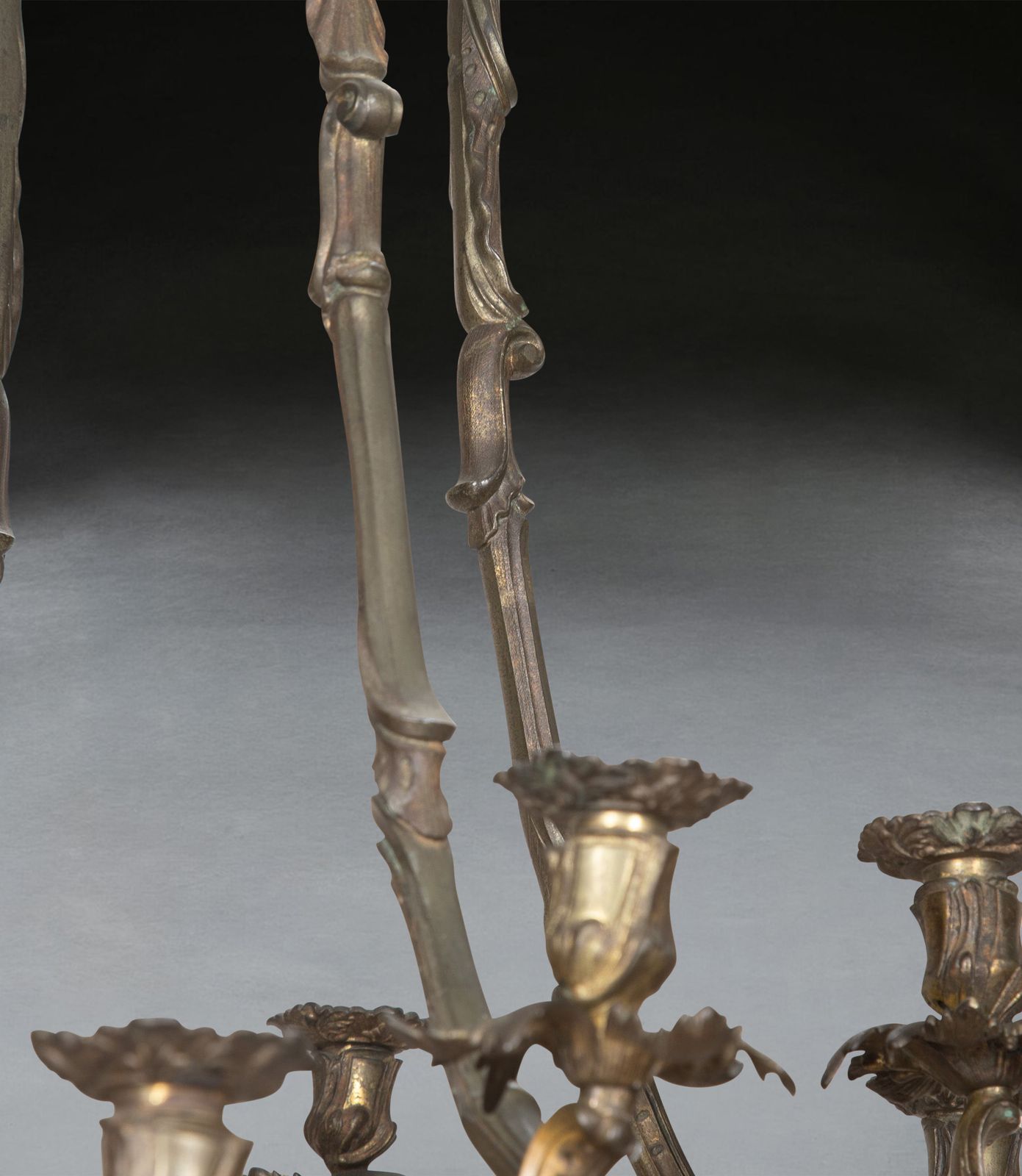 19th Century Bronze Sixteen Light Chandelier photo 2600.0