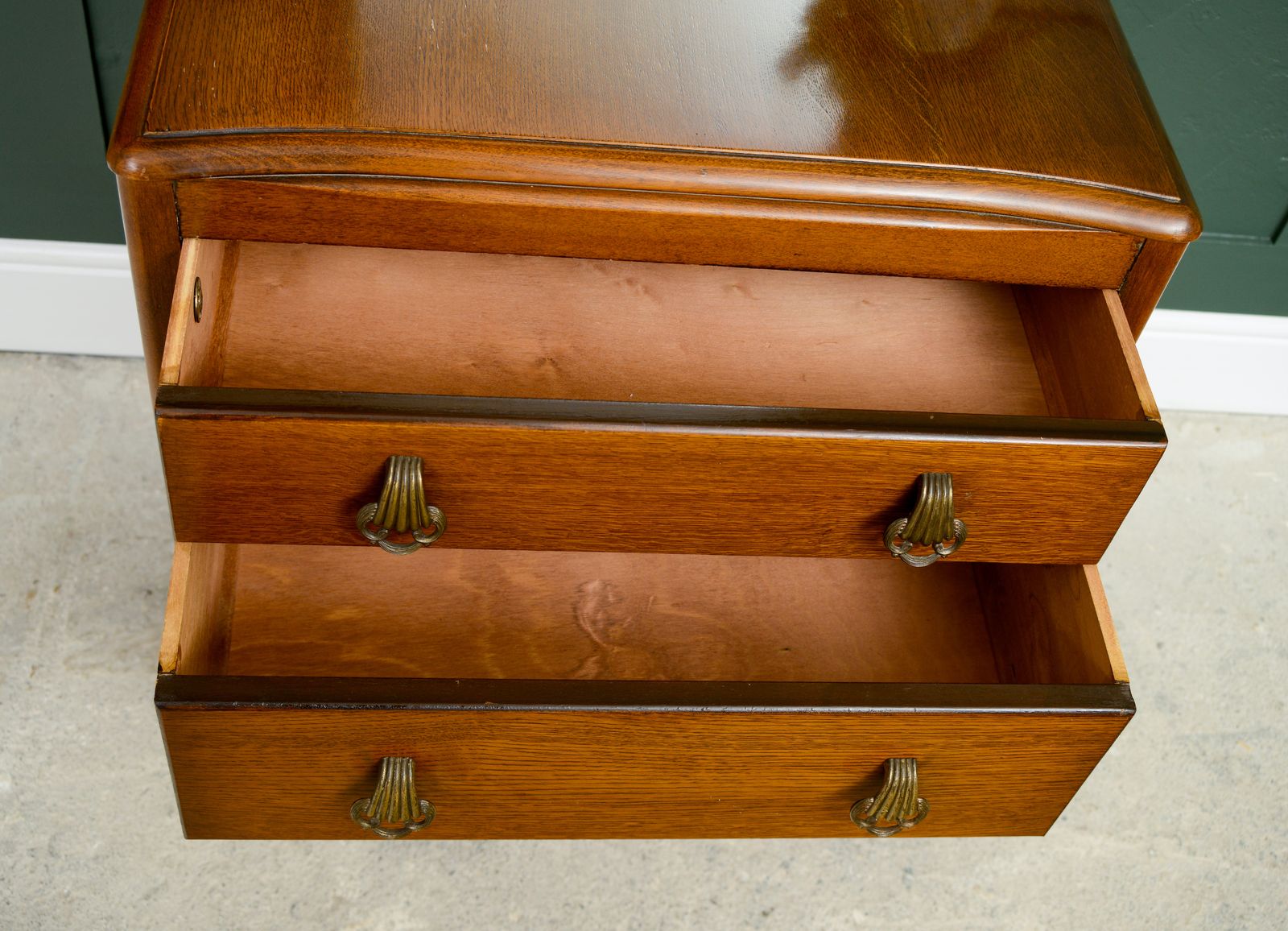 Lebus Oak Dressing Drawers   1940s   Removable Mirror photo buy
