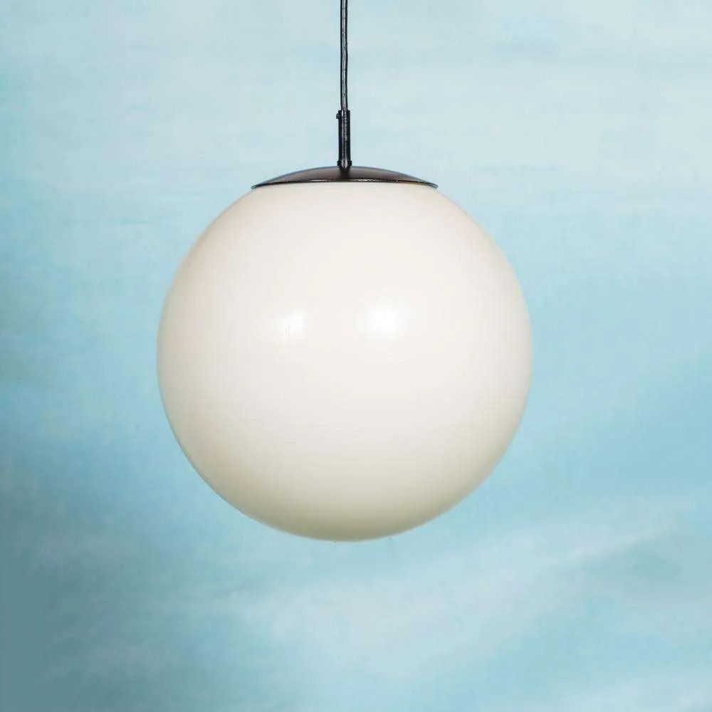 Space Age Xl Bollamp Raak 70s, Minimalist Globe Pendant. photo for sale