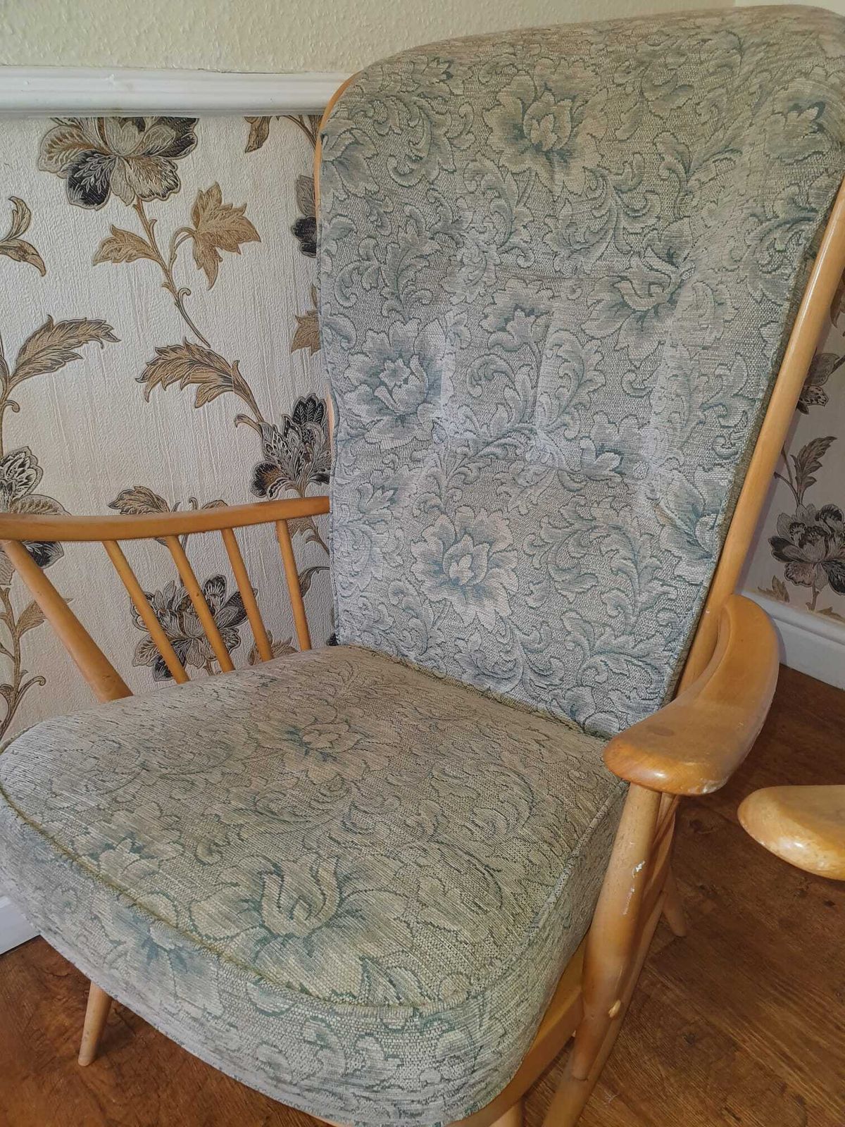 2 Ercol Grandfather Chairs photo for sale