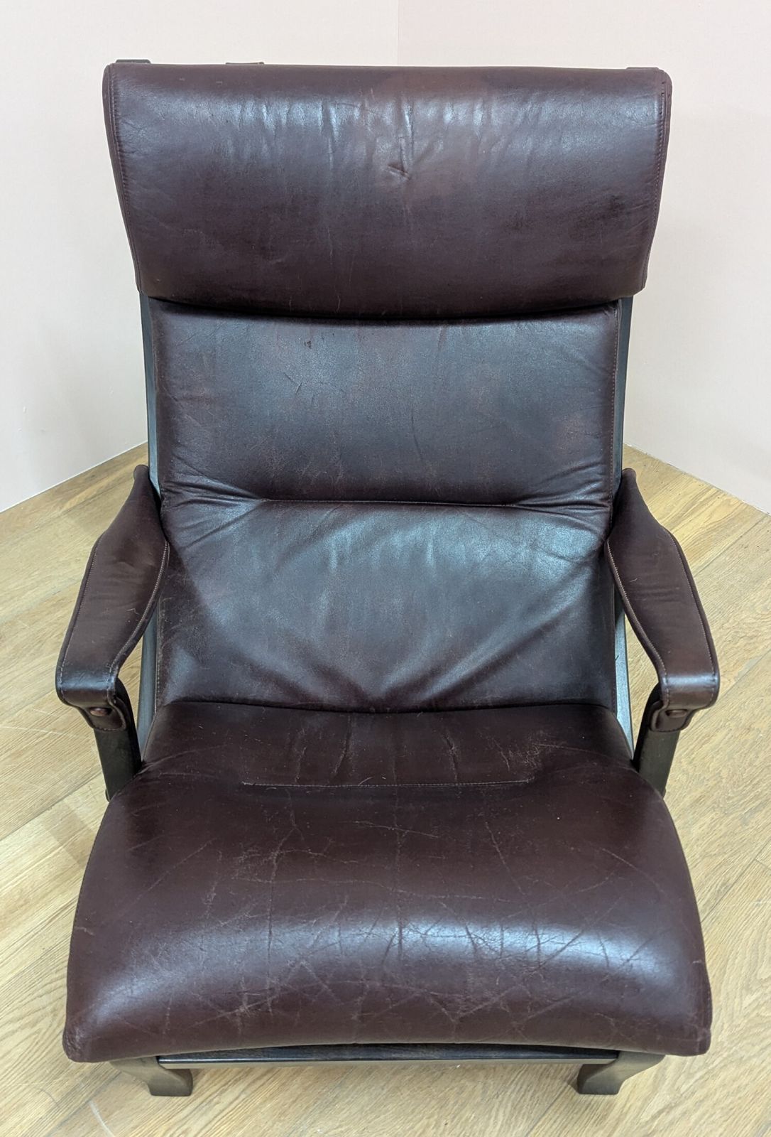 Mid Century 1970’s ‘Clipper’ Lounge Chair By Nissen & Gehl For Jeki photo vintage