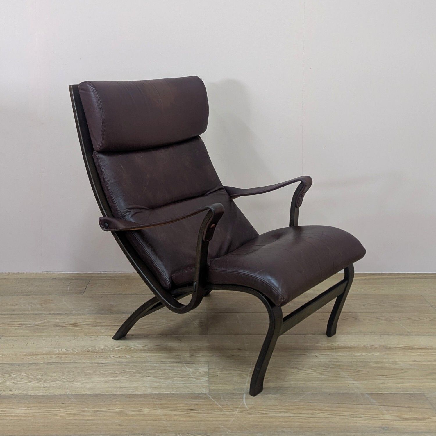 Furniture Mid Century 1970’s ‘Clipper’ Lounge Chair By Nissen & Gehl For Jeki photo