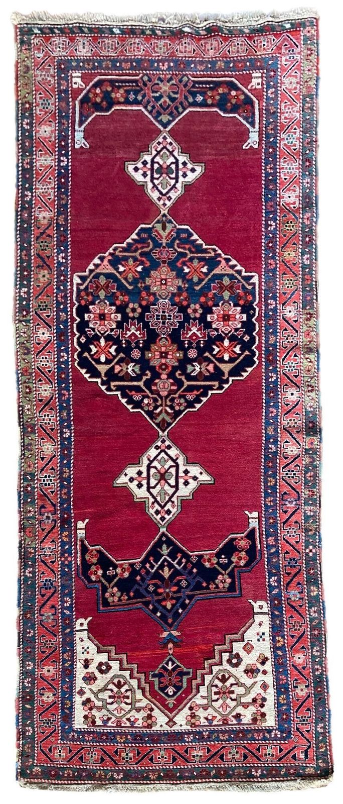 Antique Karabagh Long Rug 2.97m X 1.17m
