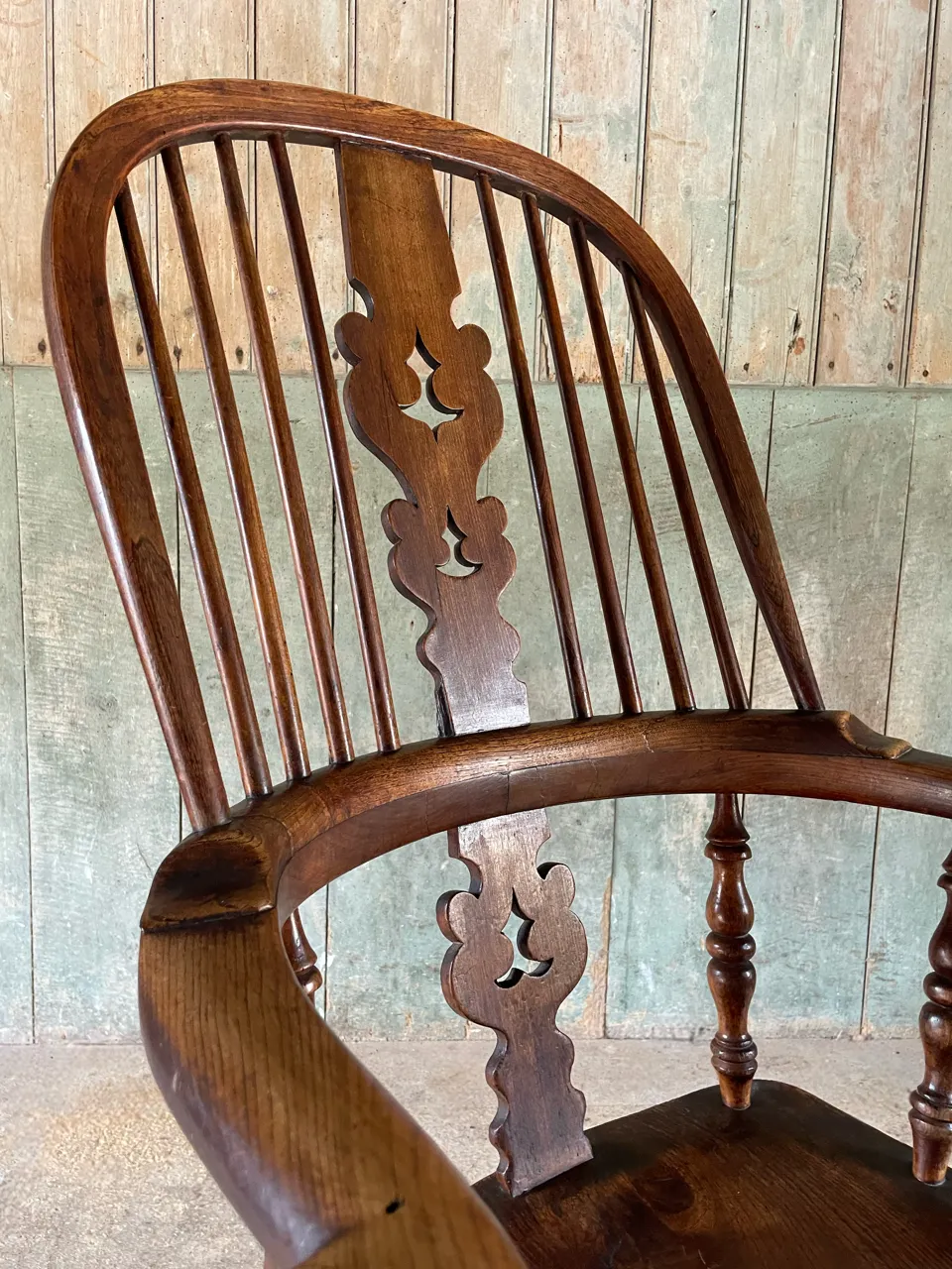 High Smoker’s Windsor Chair, 1800s photo Furniture