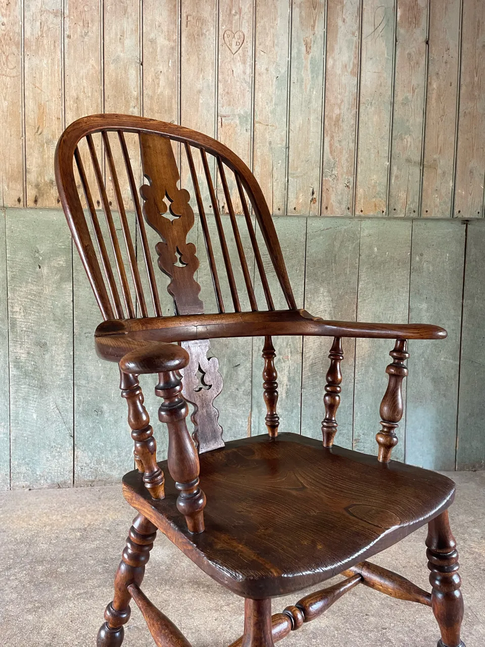 High Smoker’s Windsor Chair, 1800s photo 480.0