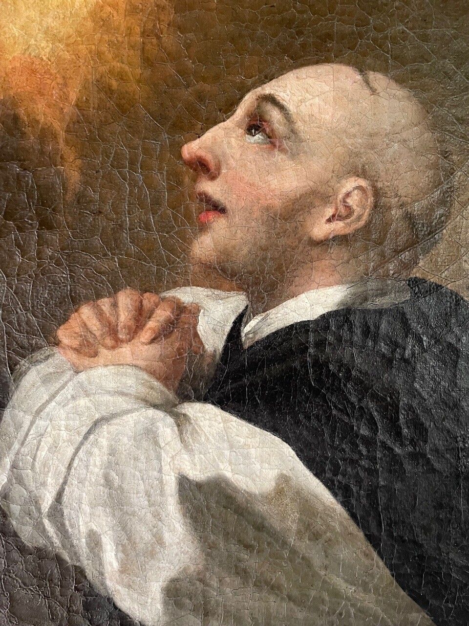 C17th Spanish School Portrait Of A Friar photo furniture