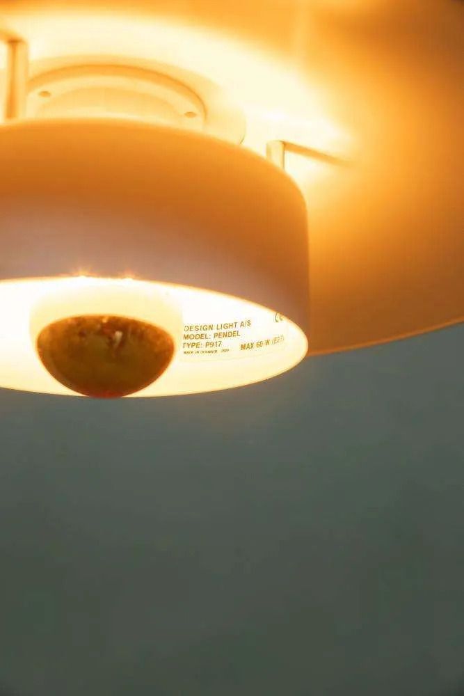 Verlichting Scandinavische Schaallamp, Jaren 60/70. photo